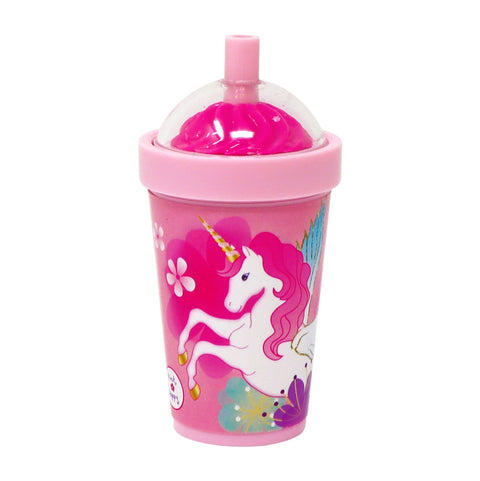 Unicorn Rainbow 3-pack Lip Gloss - Pink Poppy
