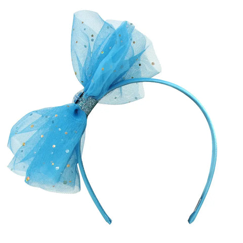 Disney Cinderella Sparkling Bow Headband  - Pink Poppy
