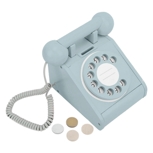 Wooden Rotary Telephone, Aqua Green - Imagine That