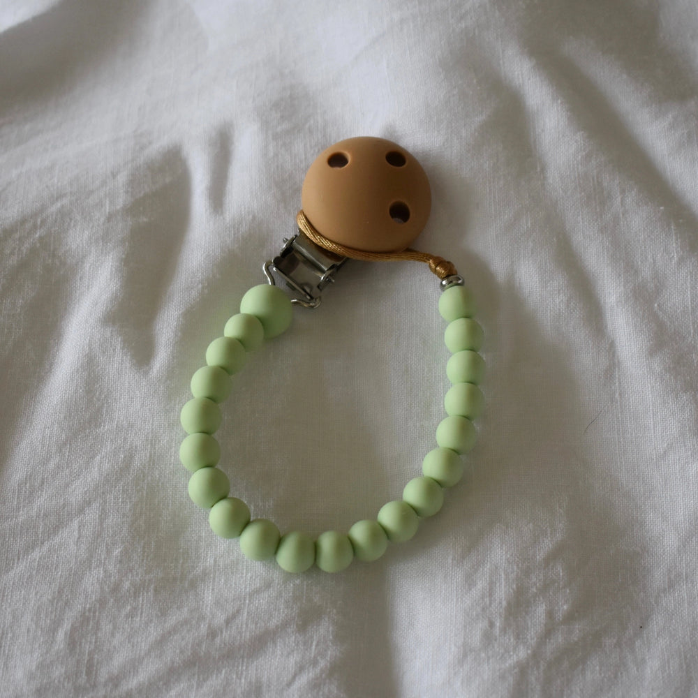 Silicone Dummy Clip - Pistachio - Bella Zailea