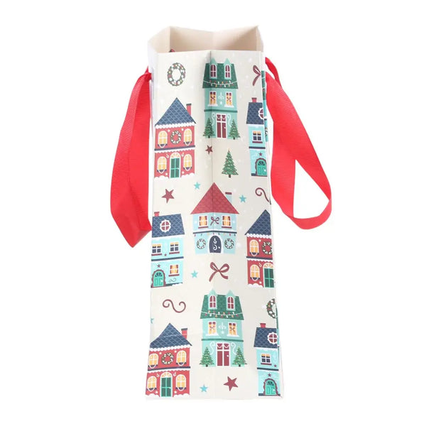 Christmas Street Print Gift Bag - Wonder Imports