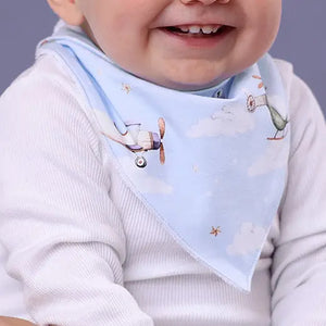Taking Flight Organic Dribble Bib - Snuggle Hunny