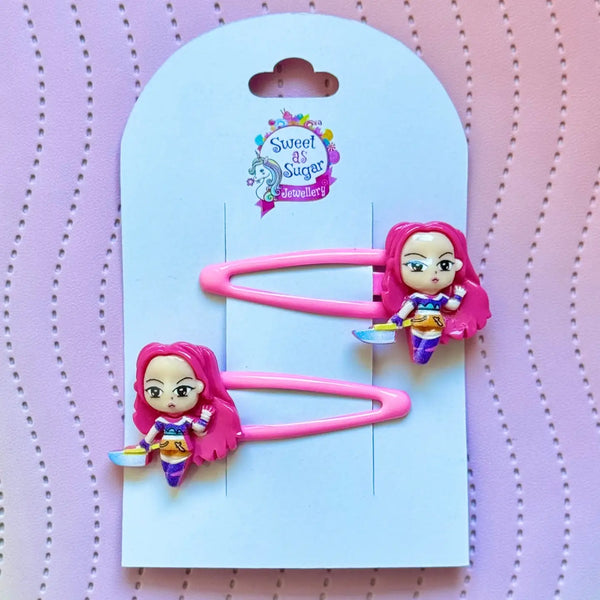 Hair Clip K-Pop - Pink - Sweet as Sugar