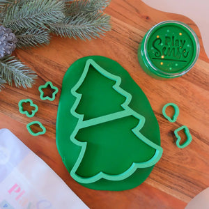 Playdough Christmas Tree Cutter Set - Play Sense