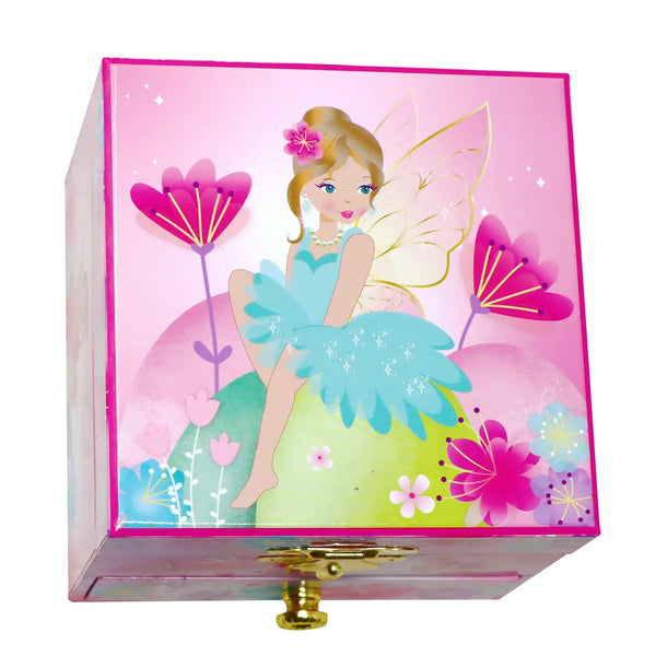 Fairy Butterfly Friends Musical Jewellery Box - Pink Poppy