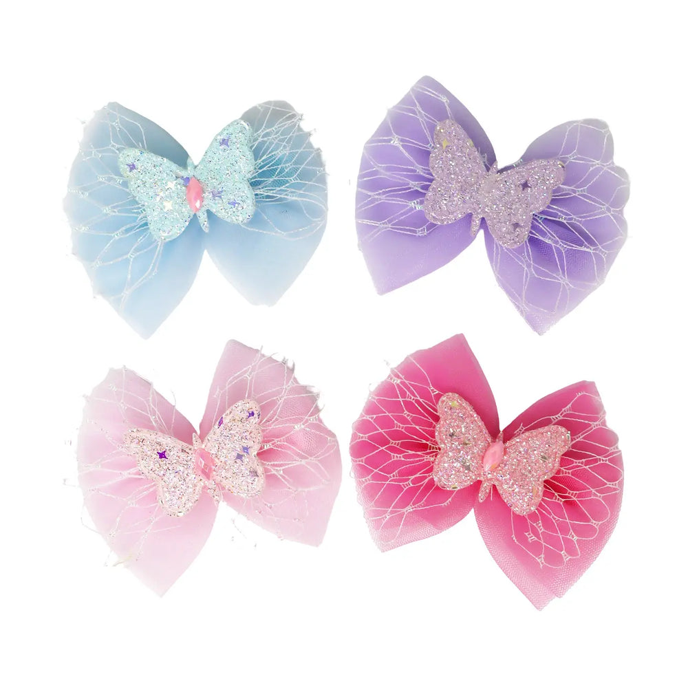 Daisy Pop Mini Hair Claws - Pink Poppy