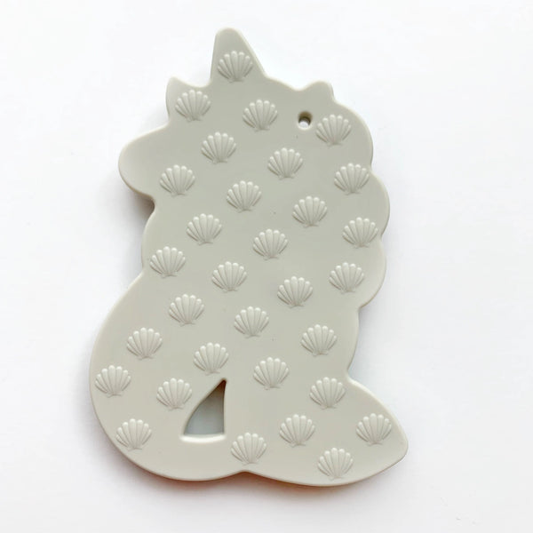 Mermicorn Baby Teether - Pink and Sage - Gummy Chic DISCOUNTED
