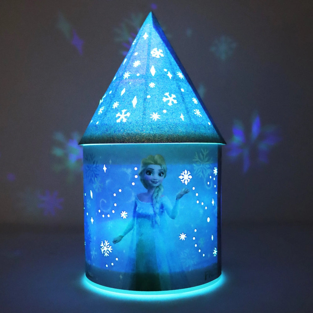 Disney Frozen Elsa Led Colour Changing Lantern - Pink Poppy