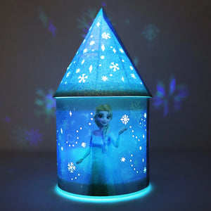 Disney Frozen Elsa Led Colour Changing Lantern - Pink Poppy