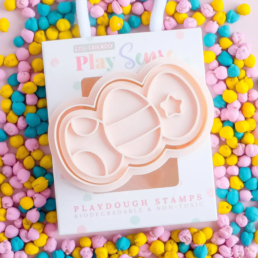 Eco Playdough Stamp | Easter Collection | Easter Egg Trio - Play Sense