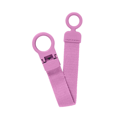 Pacifier Clip Loop - Bubblegum - Bibs Denmark