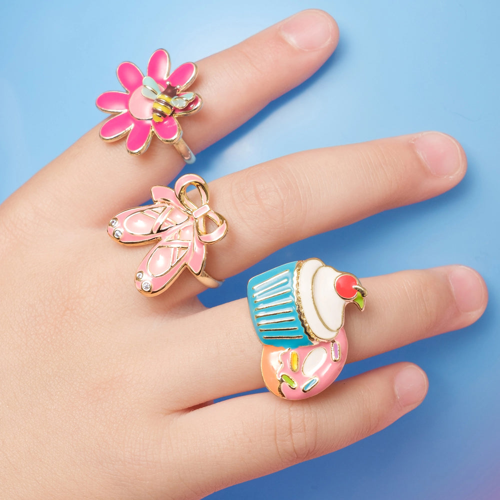 Kids Adjustable Rings - Girl Nation