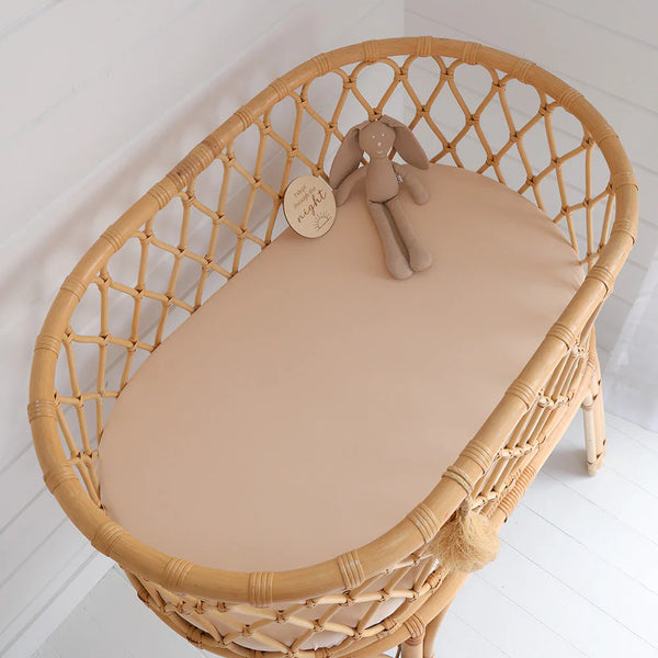 Babyccino Organic Bassinet Sheet / Change Pad Cover - Snuggle Hunny