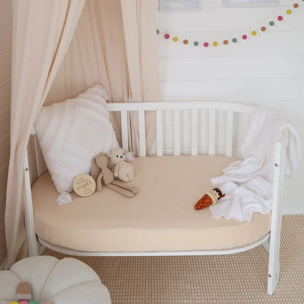 Babyccino Organic Fitted Cot Sheet - Snuggle Hunny