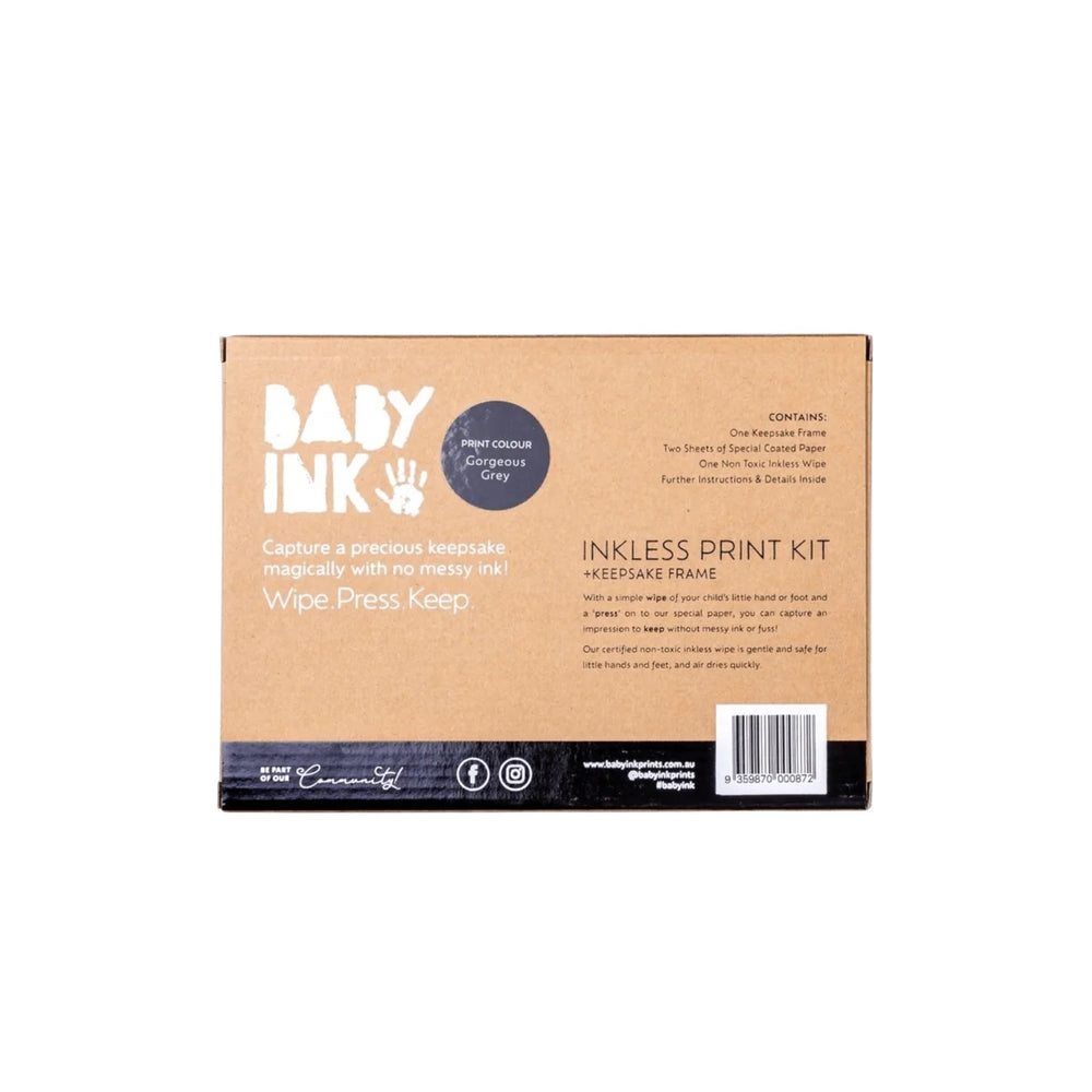 Ink-less Frame Kit - Gorgeous Grey - Baby Ink