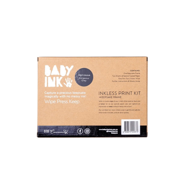 Ink-less Frame Kit - Gorgeous Grey - Baby Ink