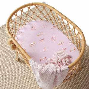 Unicorn Organic Bassinet Sheet / Change Pad Cover - Snuggle Hunny