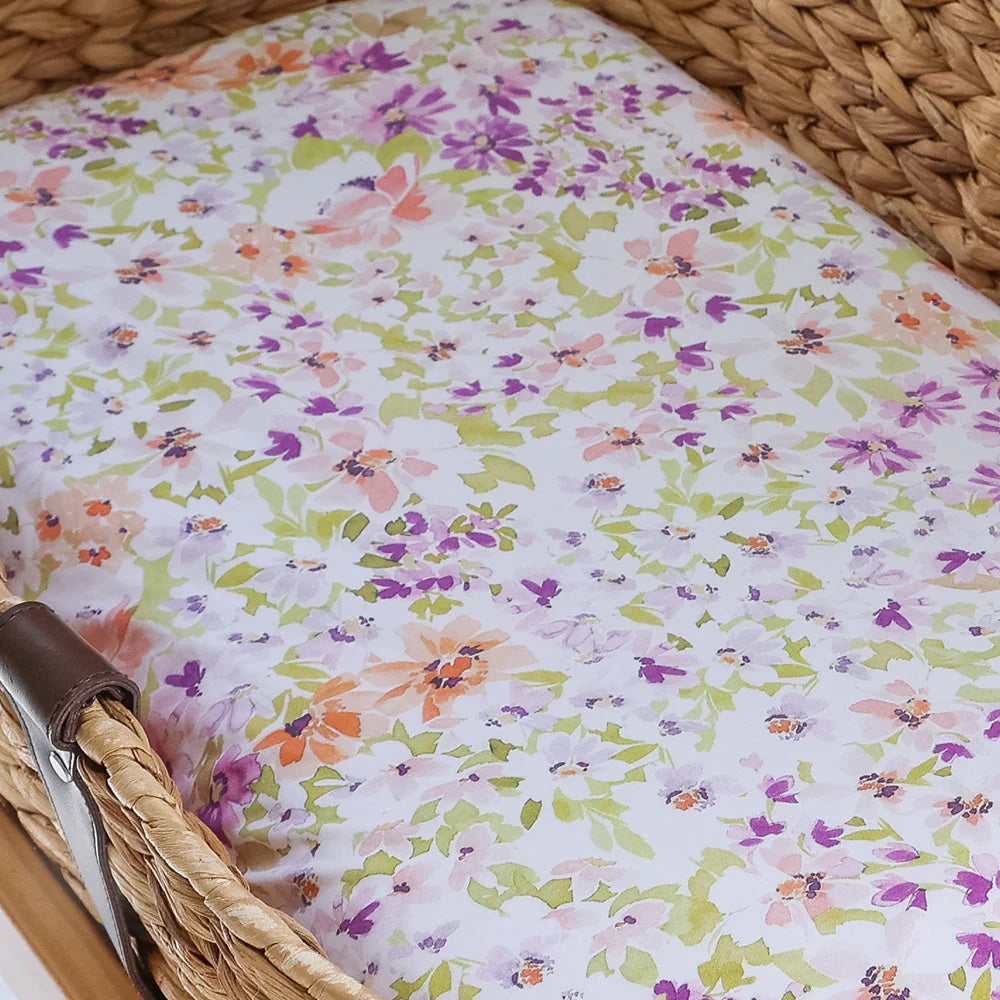 Isla Organic Bassinet Sheet / Change Pad Cover - Snuggle Hunny