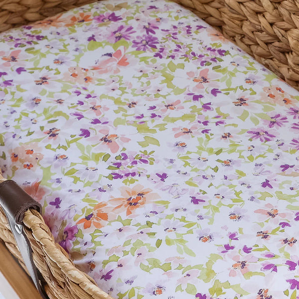 Isla Organic Bassinet Sheet / Change Pad Cover - Snuggle Hunny