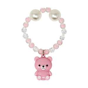 Lip Gloss Bracelet Bear - Pink Poppy