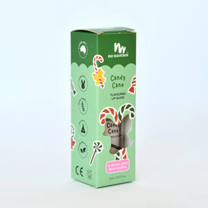 Candy Cane Natural Kids Lip Gloss Christmas - No Nasties