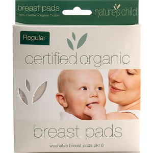 Organic Cotton Breast Pads 6 pack - Nature's Child