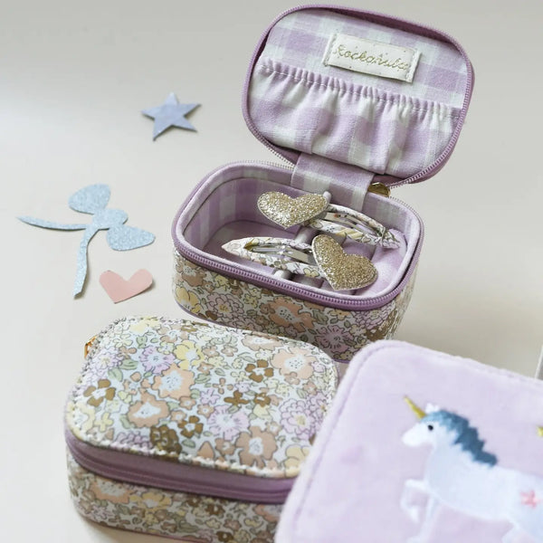 Fairytale Floral Heart Clips- Rockahula Kids