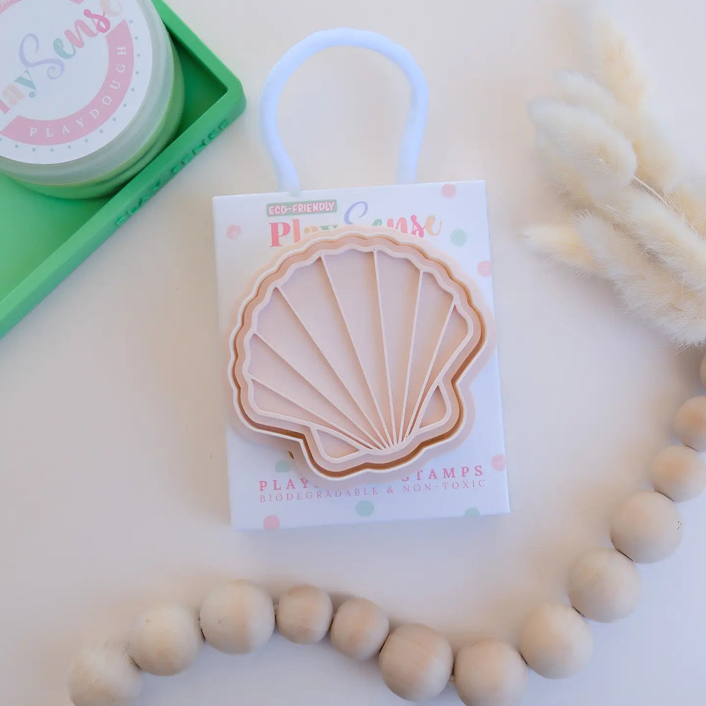 Eco Playdough Stamp | Sea Shell - Play Sense