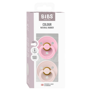 Bibs Dummies - Size One - Petal/Baby Pink - BIBS Denmark