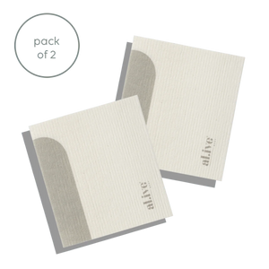 Biodegradable Dish Cloth - Pack Of 2 - Al.ive