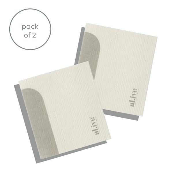 Biodegradable Dish Cloth - Pack Of 2 - Al.ive