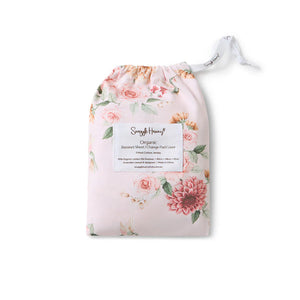Birds & Blooms Organic Bassinet Sheet / Change Pad Cover - Snuggle Hunny