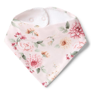 Birds & Blooms Organic Dribble Bib - Snuggle Hunny