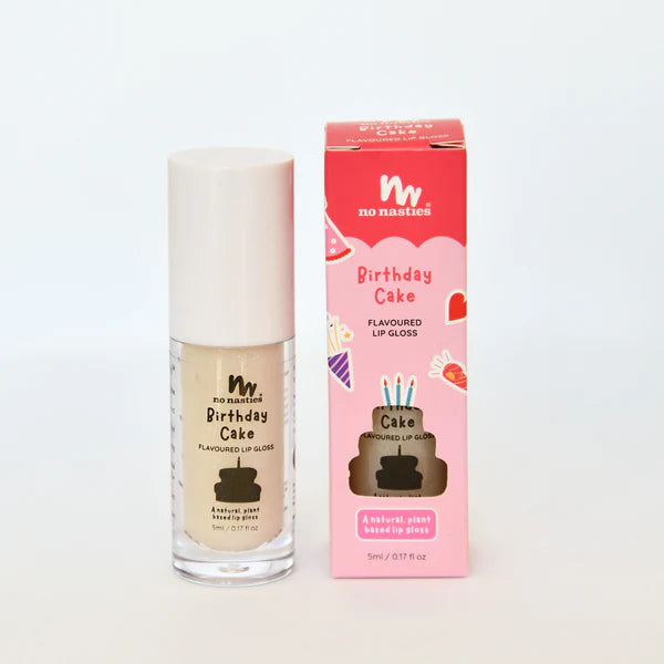 Natural Kids Lip Gloss Wand - Birthday Cake - No Nasties