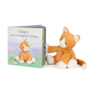 Ginger the Courageous Kitten - Board Book - Jellycat DISCOUNTED