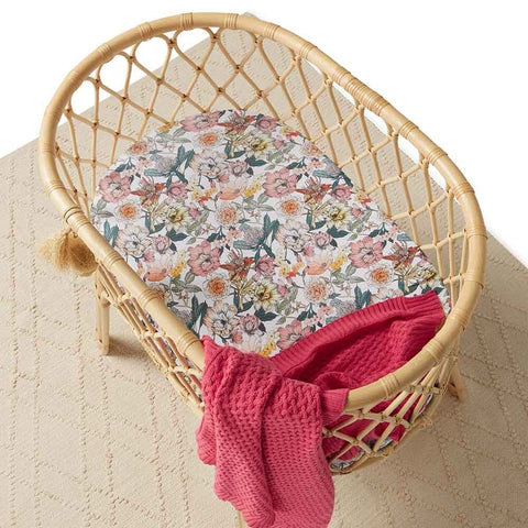 Hibiscus Diamond Knit Baby Blanket - Snuggle Hunny Kids