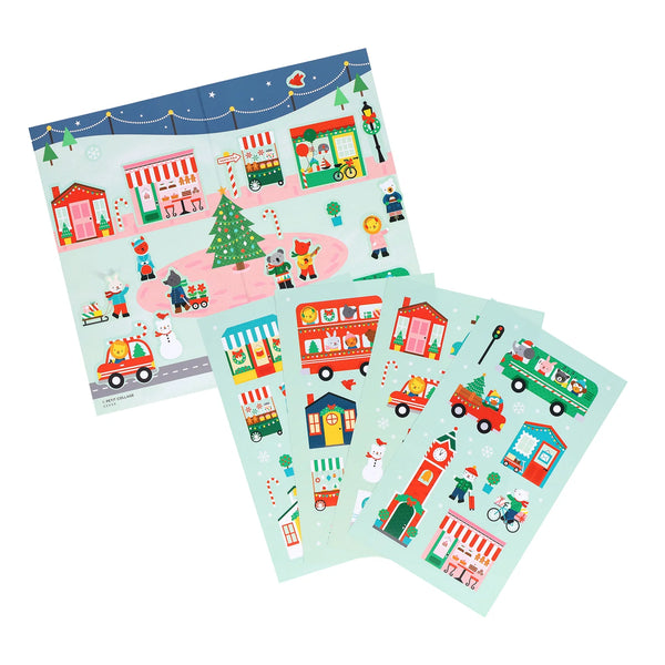 Mini Sticker Set: Christmas Town - Petit College