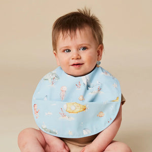 Blue Little Subs Snuggle Bib - Snuggle Hunny