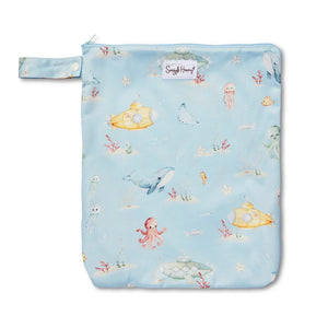 Blue Little Subs Wet Bag - Large - Snuggle Hunny