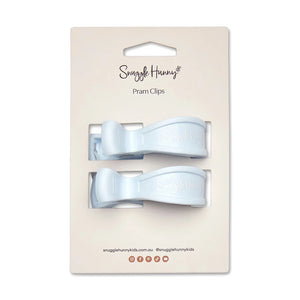 Pram Clip Pair - Baby Blue - Snuggle Hunny