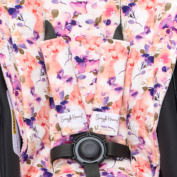 Pram Strap Covers - Blushing Beauty - Snuggle Hunny