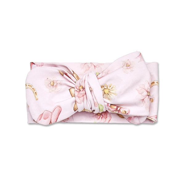 Boots & Bows Organic Oversized Bow - Snuggle Hunny