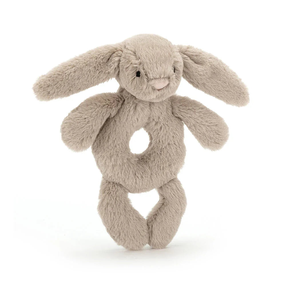 Ring Rattle Bashful Bunny Beige - Jellycat