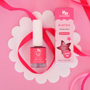 Bright Pink Water-Based Nail Polish for Kids - No Nasties