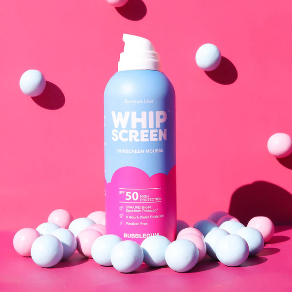 WhipScreen™ SPF50 Sunscreen Mousse - Bubblegum