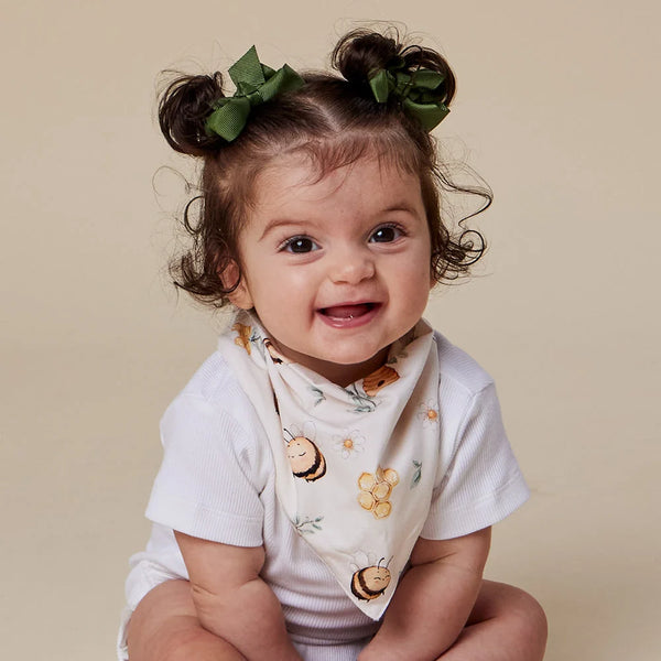 Bumblebees Organic Dribble Bib - Snuggle Hunny