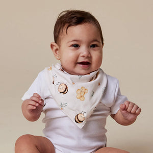 Bumblebees Organic Dribble Bib - Snuggle Hunny