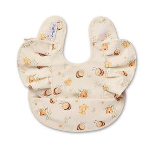 Bumblebees Frill Snuggle Bib - Snuggle Hunny