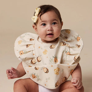 Bumblebees Frill Snuggle Bib - Snuggle Hunny