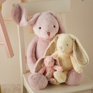Floral Lemon Bunny Medium - Jiggle & Giggle